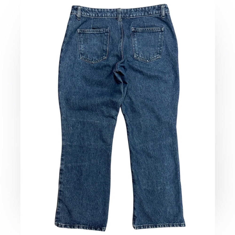 Vintage Y2K Clockhouse Grunge Hippie Patchwork Low Rise Denim Blue Jeans EUR 42 - Picture 4 of 13